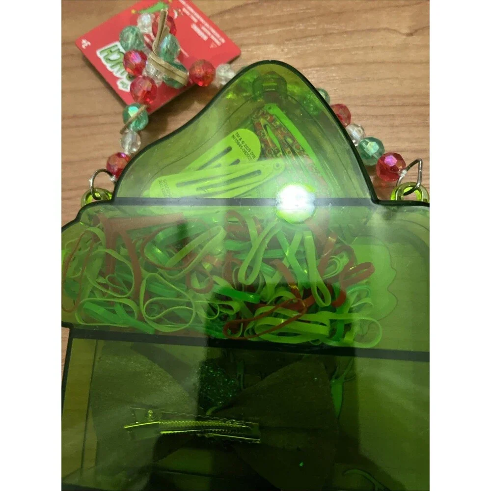 The Grinch Dr. Seuss Hair Accessory Purse Organizer Set for Girls